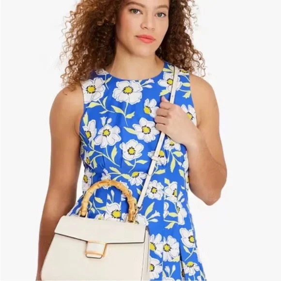 Kate Spade Satchel with Bamboo Handle - Picture 5 of 6